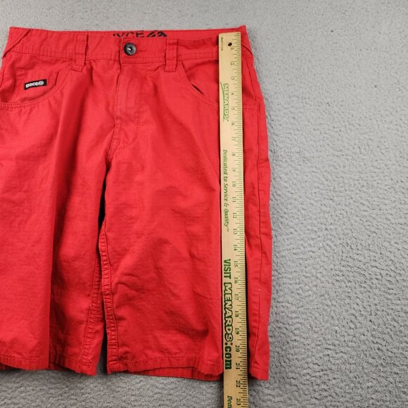 Vintage Enyce Shorts Mens Sz 32 Red Y2K Cargo Baggy Ripstop Hip Hop Loose Baggy - Picture 5 of 10